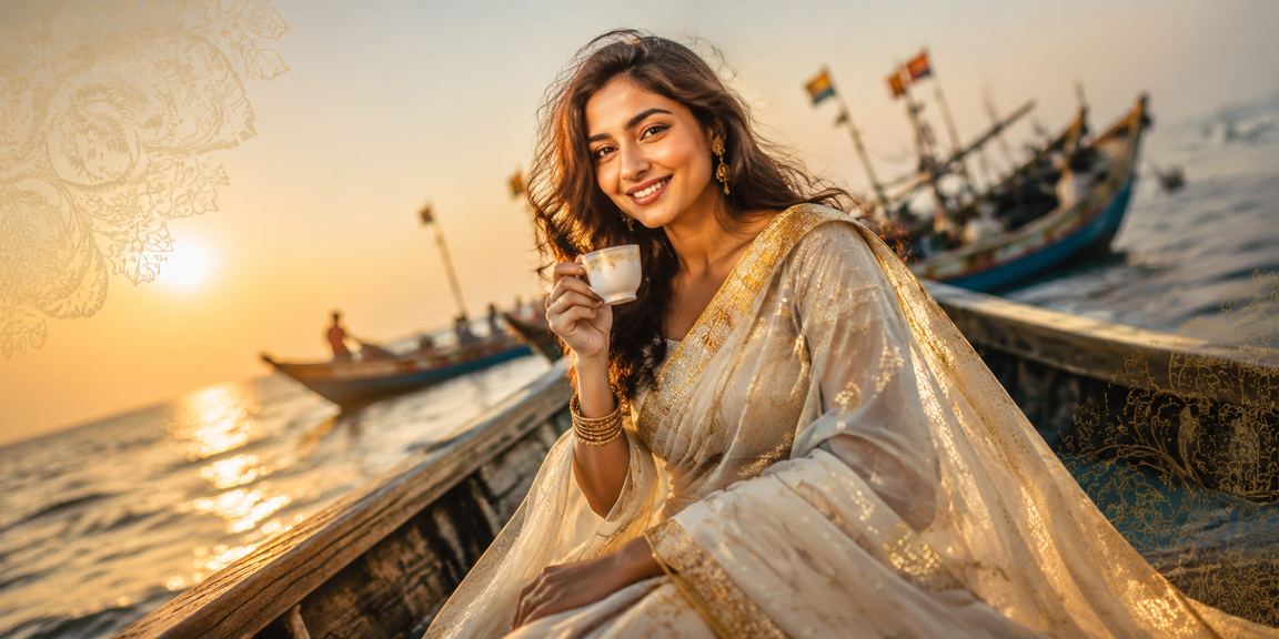 কক্সবাজারে শাড়ি পরিহিত নারী ভিআইপি বোনাস ও পেমেন্ট উপভোগ করছেন
